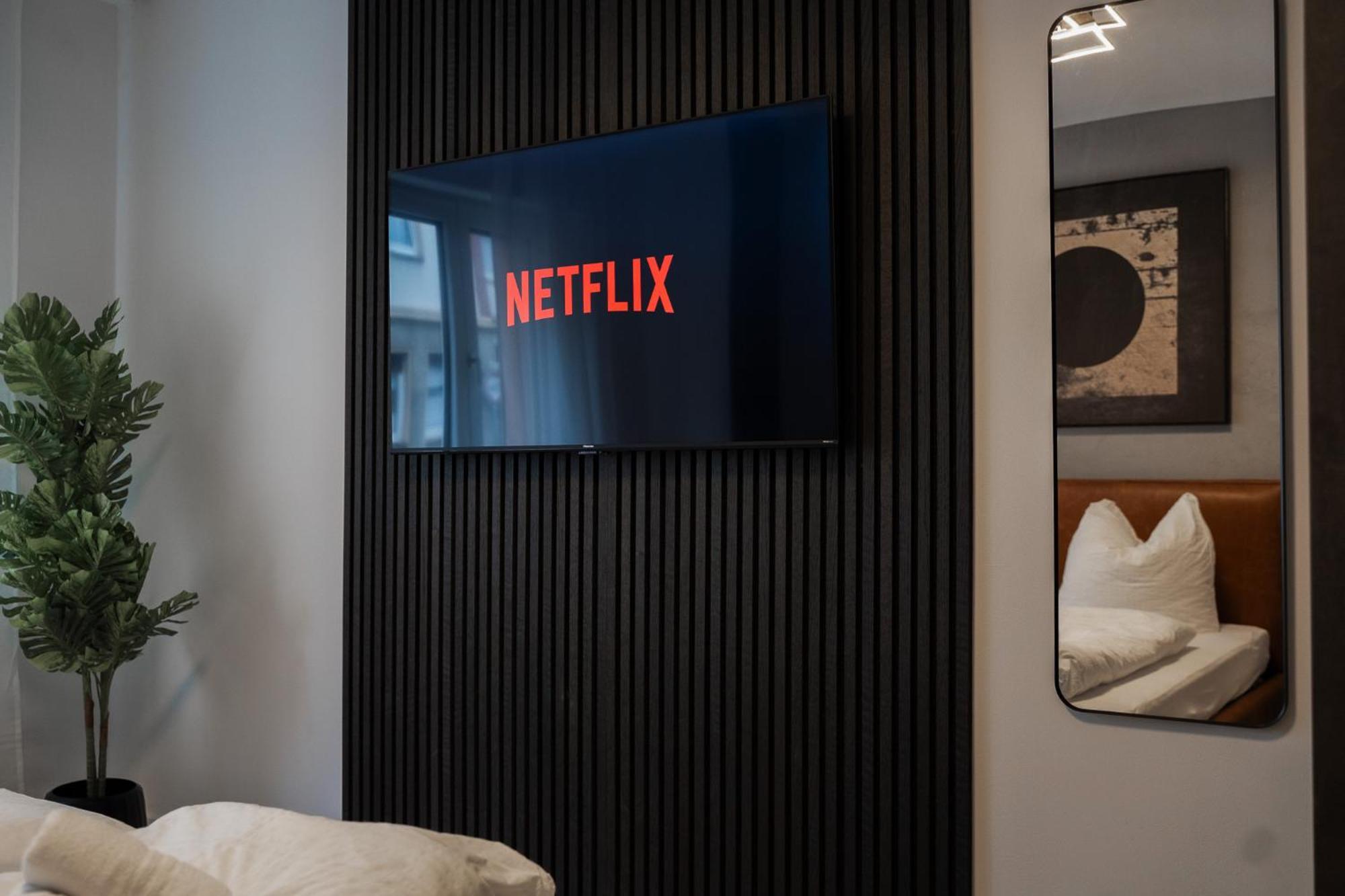 Gemütliche Wohnung im Stadtzentrum mit Netflix Krefeld Exterior foto